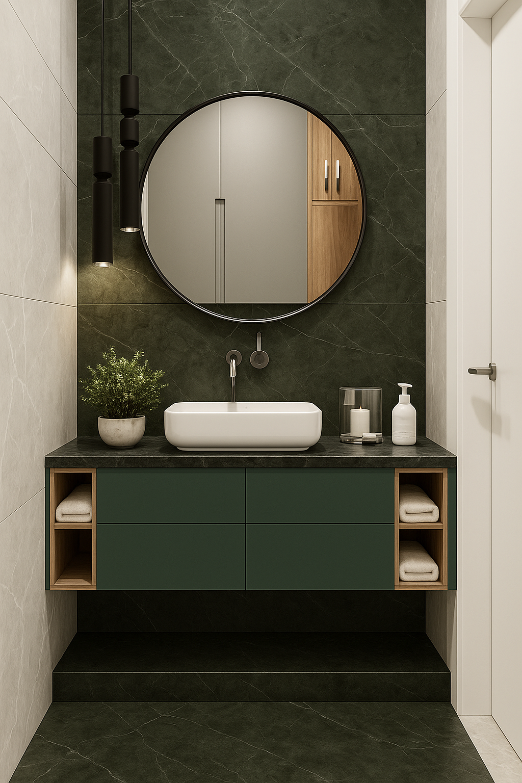 Modern Bathroom Vanity Interior Design