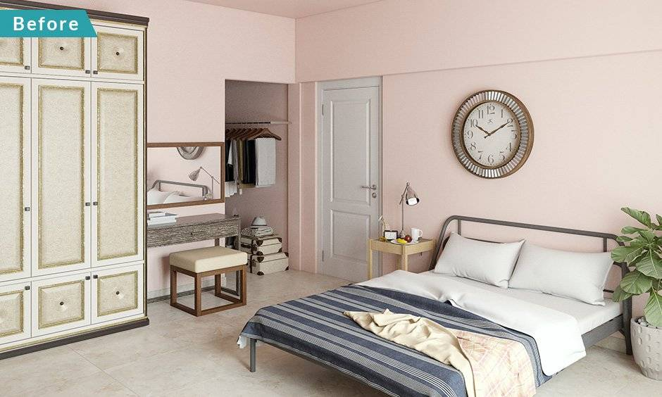Old bedroom before Design To Decor renovation