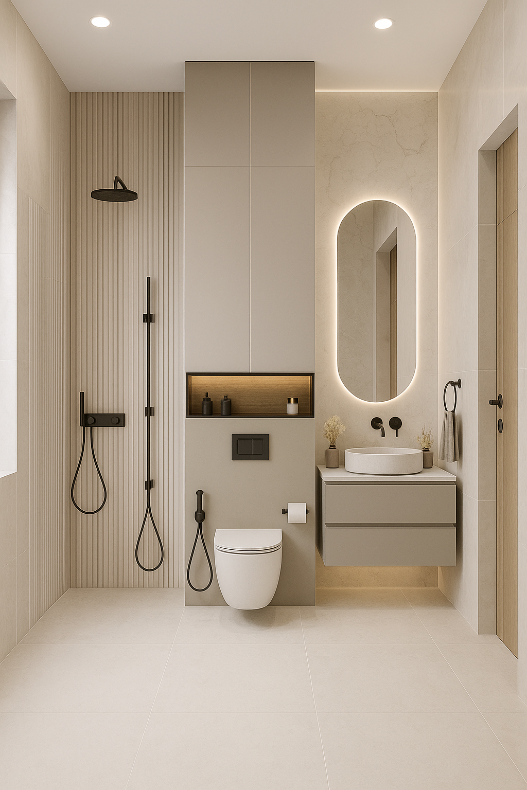 Modern Modular Bathroom Interior Design