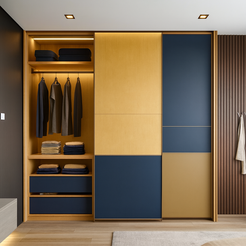 Modern Sliding Door Wardrobe Interior Design